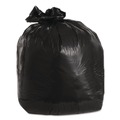 Low-Density Trash Bags | Trinity Plastics 100446 30 in. x 36 in. 20-Gallon 1.25 millimeter Flat Pack Low-Density Can Liners - Black (100/Carton) image number 0