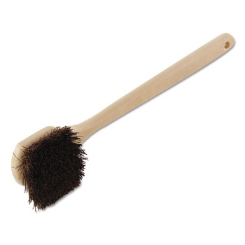 BRUSHES | Boardwalk BWK4120 20 in. Palmyra Bristle Plastic Handle Utility Brush - Tan