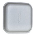 Food Containers & Lids | GEN 1WH 5.38 in. x 5.38 in. x 1.07 in. #1 Meat Trays - White (500/Carton) image number 1
