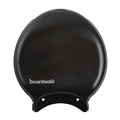 Toilet Tissue Dispensers | Boardwalk R2000BKBW 11 in. x 6.25 in. x 12.25 in. Single Jumbo Toilet Tissue Dispenser - Black image number 0