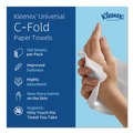 Perforated Roll & Hand Towels | Kleenex 01500 10.13 in. x 13.15 in. 1-Ply C-Fold Paper Towels - White (2400/Carton) image number 9