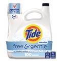 Laundry Detergents | Tide 80762802 Free and Gentle 132 oz HE Compatible Liquid Laundry Detergent (4/Carton) image number 3
