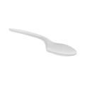 Disposable Spoons | Pactiv Corp. YFWSWCH Fieldware Mediumweight Spoon Cutlery - White (1,000/Carton) image number 0