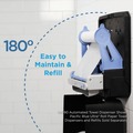 Towel Dispensers | Georgia Pacific Professional 59589 Pacific Blue Ultra 12.9 in. x 9 in. x 16.8 in. Mechanical Paper Towel Dispenser - Black image number 6