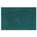 Scouring Pads & Sticks | Boardwalk 96BWK GP 6 in. x 9 in. Medium Duty Scour Pad - Green (20/Carton) image number 3