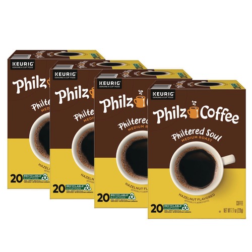 Coffee - Caffeinated | Keurig 5000376957 Philtered Soul K Cups - Hazelnut (80/Carton) image number 0
