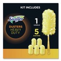 Dusters | Swiffer PGC08109 6 in. Handle Heavy Duty Dusters Starter Kit with Two Disposable Dusters (1-Kit) image number 3