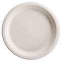 Plates | Chinet 25776 PaperPro 10-1/2 in. Diameter Plate Naturals Fiber Dinnerware - Natural (500/Carton) image number 0
