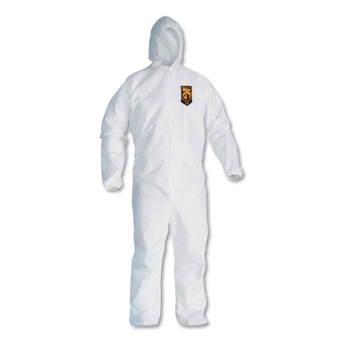 Hand Sanitizing Wipes | Ansell 49115 A20 Breathable Particle Protection Coveralls with Zip Closure - Double Extra Large, White (24/Carton) image number 0
