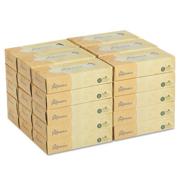 FACIAL TISSUES | Georgia Pacific Professional 48100 Pacific Blue 2-Ply Select Facial Tissue in Flat Box - White (100-Sheets/Box, 30-Boxes/Carton)