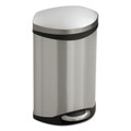 Indoor Waste Receptacles | Safco 9901SS 3 Gallon Step-On Medical Receptacle - Stainless Steel image number 0