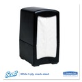 Dispenser Napkins | Scott 98710 1-Ply Tall-Fold Dispenser Napkins - White (250/Pack, 40 Packs/Carton) image number 3