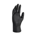 Food Service Disposable & Single Use Gloves | Ansell 49278 9.5 in. Long 6 mil Thick G10 Powder-Free Kraken Grip Nitrile Gloves - X-Large, Black (900/Carton) image number 4
