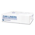 High-Density Trash Bags | Inteplast Group S334016N 33 gal. 16 microns 33 in. x 40 in. High-Density Interleaved Commercial Can Liners - Clear (25 Bags/Roll, 10 Rolls/Carton) image number 4