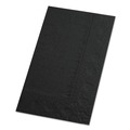 Dinner Napkins | Hoffmaster 180513 15 in. x 17 in. 2-Ply Dinner Napkins - Black (1000/Carton) image number 1