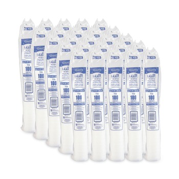 Dart Y35 3.5 oz. High-Impact Polystyrene Cold Cups - Translucent (100/Pack)