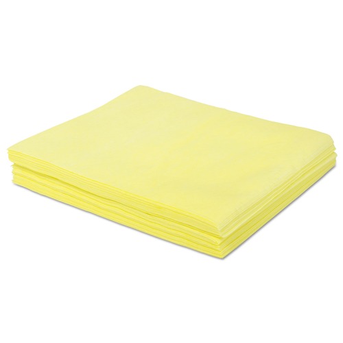 Dusting Wipes | Boardwalk BWK-DSMFPY 18 in. x 24 in. Dust Cloths - Yellow (50/Bag, 10 Bags/Carton) image number 0