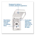 Air Freshener Dispensers | Tork 256021 Constant 3.93 in. x 4.72 in. x 5.98 in. Air Freshener Dispenser - White (6/Carton) image number 3