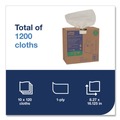 Cleaning Cloths & Wipes | Tork 500176 1-Ply 8.3 in. x 16.1 in. Light Duty Cleaning Cloth Pop Up Box - White (10/Carton) image number 3