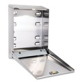Towel Dispensers | San Jamar T1900SS 11.38 in. x 4 in. x 14.75 in. C-Fold/Multifold Towel Dispenser - Stainless Steel image number 5