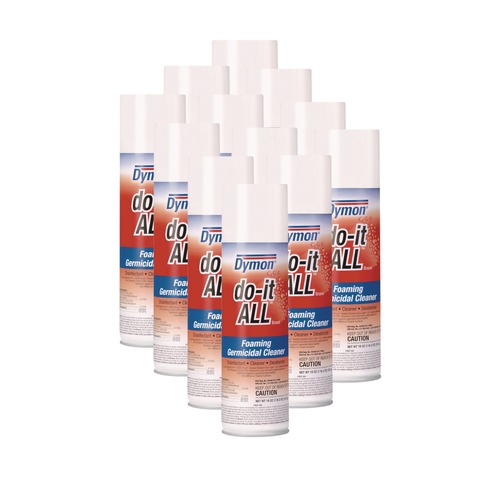 Disinfecting & Cleaning Solutions | ITW Dymon 08020 Do-It-All 18 oz. Aerosol Can Germicidal Foaming Cleaner (12/Carton) image number 0