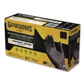 Janitorial Disposable & Single Use Gloves | Ammex GWBEN48100 6 mil Powder-Free Nitrile Exam Gloves - X-Large, Black (1000/Carton) image number 1