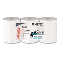 Perforated Roll & Hand Towels | WypAll 41702 X70 9.8 in. x 12.2 in. Center-Pull Cloths - White (275/Roll, 3 Rolls/Carton) image number 0