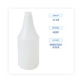 Sprayers & Pumps | Boardwalk 512246 24 oz. Embossed Spray Bottle - Clear (24/Carton) image number 2