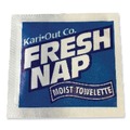 Hand Sanitizing Wipes | Kari-Out 6700305 Fresh Nap 7 in. x 5 in. Individually Wrapped Moist Towelettes - Citrus Scent (1000/Carton) image number 0