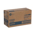 Disposable Forks | Dixie SSF51 SmartStock Series-O 6.5 in. Mediumweight Plastic Cutlery Forks Refill - Black (40/Pack, 24 Packs/Carton) image number 3