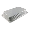 Steam Table Parts | Handi-Foil 201900 12.19 in. x 20.75 in. 60 Gauge Full-Size Deep Aluminum Steam Table Pans (50/Carton) image number 3