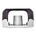 Toilet Tissue Dispensers | San Jamar R2000TBK 9 in. Roll 10.25 in. x 5.63 in. x 12 in. Single Jumbo Bath Classic Tissue Dispenser - Transparent Black Pearl image number 3