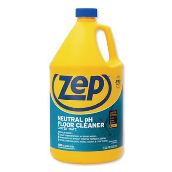 Zep Commercial ZUNEUT128 1 Gallon Bottle Neutral Floor Cleaner - Fresh Scent