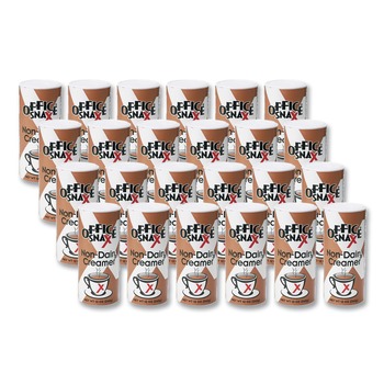 CREAMERS | Office Snax 0020CT 12 oz. Reclosable Canister Of Powder Non-Dairy Creamer (24/Carton)