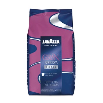 PRODUCTS | Lavazza 3454 2.2 lbs. Bag Gran Riserva Whole Bean Coffee - Dark and Bold