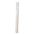 Straws/Stems/Sticks | AmerCareRoyal RIW15 2.5 in. Cello-Wrapped Round Wood Toothpicks - Natural (15000/Carton) image number 2