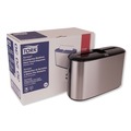 Towel Dispensers | Tork 302030 12.68 in. x 4.56 in. x 7.92 in. Xpress Countertop Towel Dispenser - Stainless Steel/Black image number 0