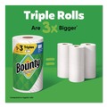 Perforated Roll & Hand Towels | Bounty 80799721 Select-a-Size Kitchen Roll Paper Towels, 2-Ply, 5.9 x 11, White, 123 Sheets/Triple Roll, 6 Rolls/Carton image number 7
