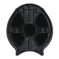 Toilet Tissue Dispensers | Boardwalk R2000BKBW 11 in. x 6.25 in. x 12.25 in. Single Jumbo Toilet Tissue Dispenser - Black image number 3