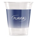 Cups | FLAVIA 25200058 12 oz. Blue Band Flavia Logo Cold Cups - Clear/Blue (1000/Carton) image number 1