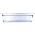 Food Storage Containers & Lids | Carlisle 10202B07 19.4 qt 12.5 in. x 20.75 in. x 6 in. StorPlus Polycarbonate Food Pan - Clear image number 1