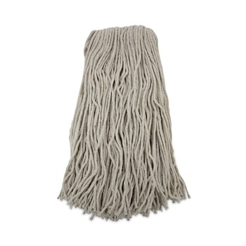 Boardwalk BWK2032CCT #32 Cut-End Cotton Wet Mop Head - White (12/Carton)