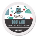 Coffee - Caffeinated | Caribou Coffee 5000368779 Bou Yah Light Roast K-Cup Pods (22/Box) image number 1