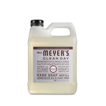PRODUCTS | Mrs. Meyer's 651318 33 oz Clean Day Liquid Hand Soap Refill - Lavender Scent