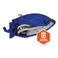 Head & Face Protection | Ergodyne 12481 Chill-Its 6615 One Size Fits Most High-Performance Bandana Doo Rag with Terry Cloth Sweatband - Blue image number 5