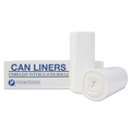 High-Density Trash Bags | Inteplast Group S434812N 60 gal. 12 microns 43 in. x 48 in. High-Density Interleaved Commercial Can Liners - Clear (200/Carton) image number 1
