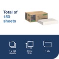 Cleaning Cloths & Wipes | Tork 192197 1-Ply 5 x 10.75 Foodservice Cleaning Towel - White (1/Carton) image number 2