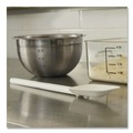 Food Storage Containers & Lids | Rubbermaid Commercial FG630400CLR SpaceSaver 8.8 in. x 8.75 in. x 4.75 in. 4 qt. Plastic Square Containers - Clear image number 3
