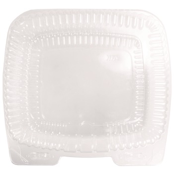 Handi-Foil HFA 6051S-500 8.63 in. x 2.75 in. x 5.25 in. 12 oz. Handi-Lock Plastic Food Container - Clear (500/Carton)