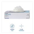 Janitorial Disposable & Single Use Gloves | Boardwalk BWK361MCT 3-3/5 mil. Exam Vinyl Gloves - Medium Clear (1000/Carton) image number 6